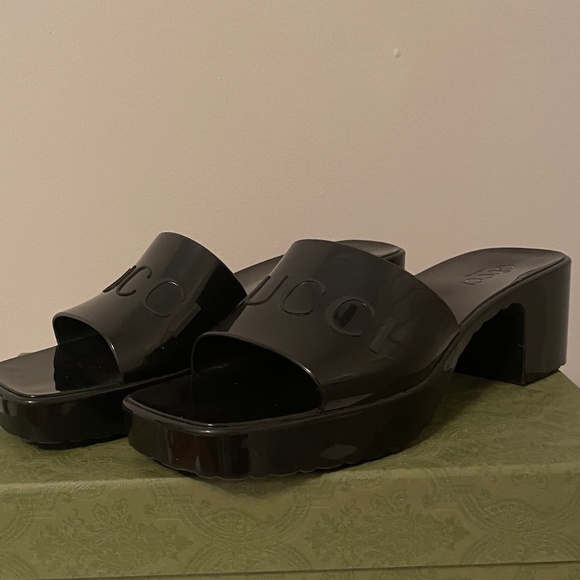 Gucci block mule - Picture 1 of 4